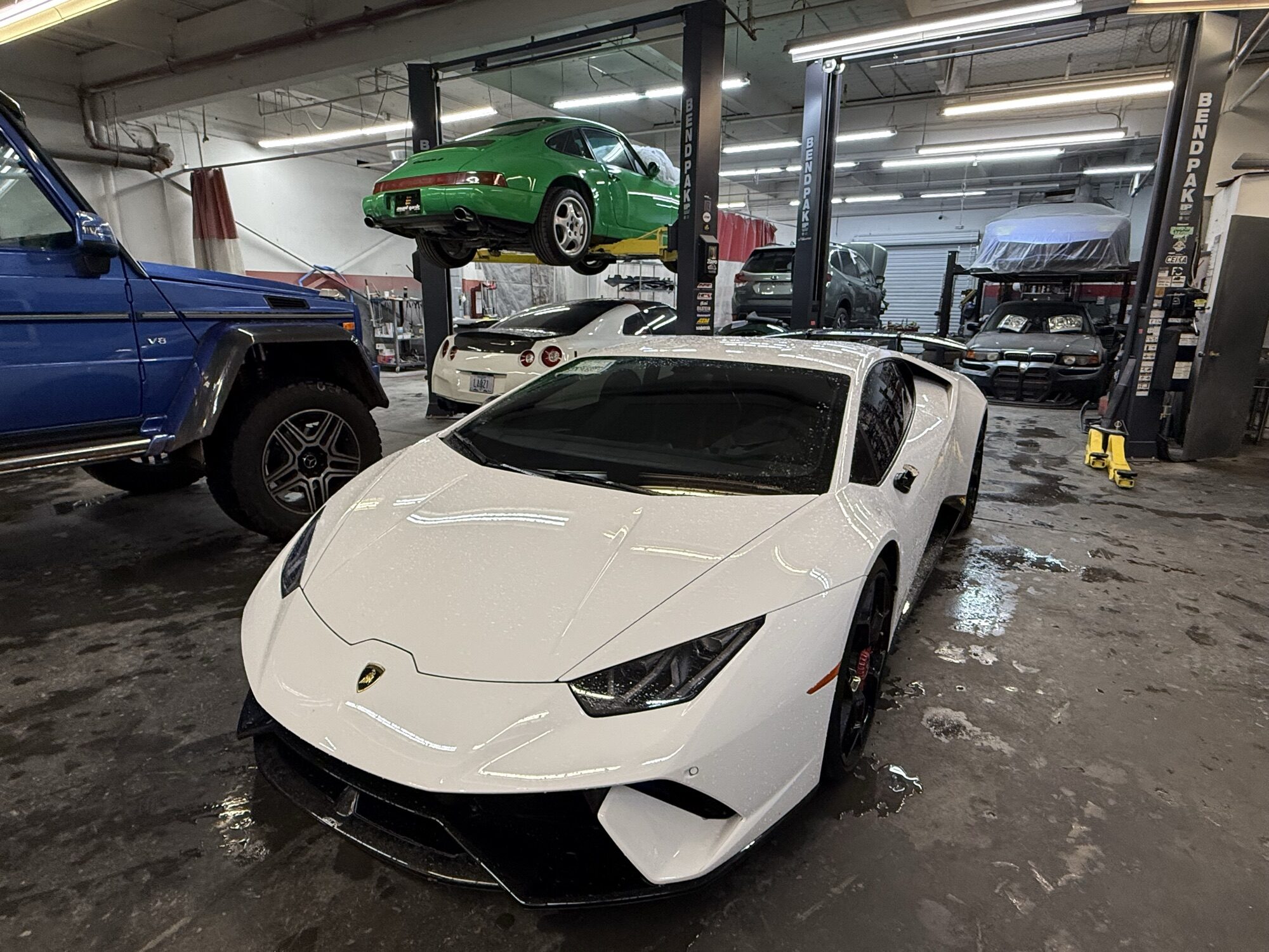 Lamborghini Huracán collision repair and custom paint by Alpina Auto Body, European and exotic body shop in Southeast Portland, Oregon